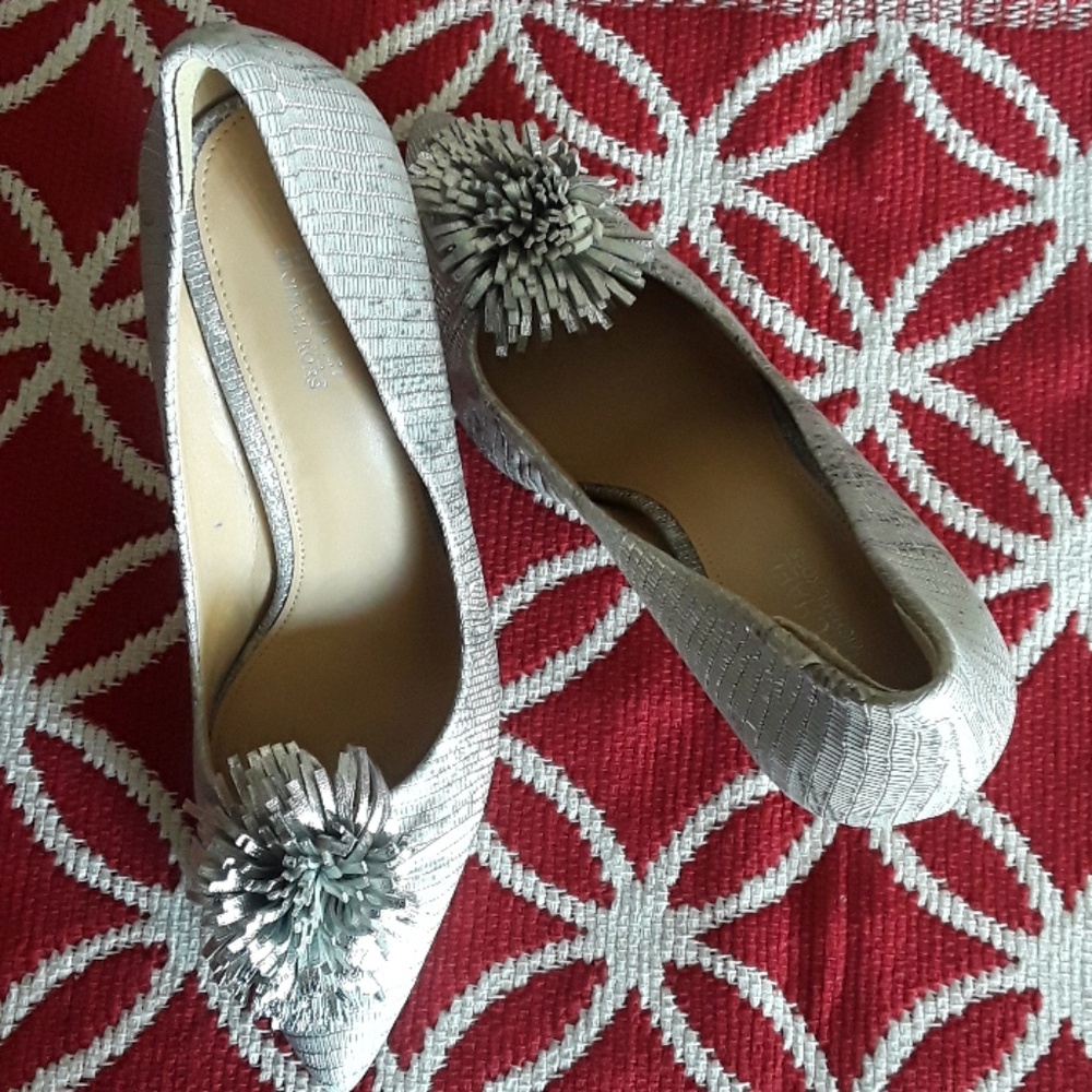 Michael kors silver heels